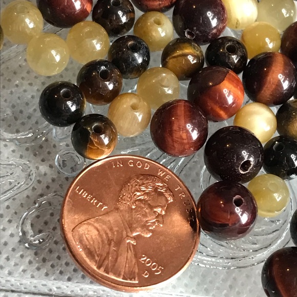 Tiger eye beads - Picture 7 of 9